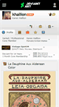 Mobile Screenshot of khallion.deviantart.com