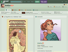 Tablet Screenshot of khallion.deviantart.com