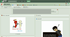 Desktop Screenshot of ante-lucem.deviantart.com