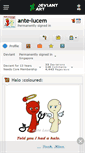 Mobile Screenshot of ante-lucem.deviantart.com