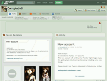 Tablet Screenshot of corrupted-xb.deviantart.com