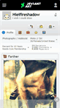 Mobile Screenshot of hieifireshadow.deviantart.com
