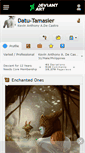Mobile Screenshot of datu-tamasier.deviantart.com