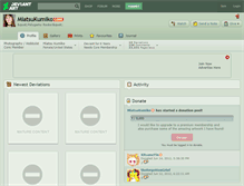 Tablet Screenshot of miatsukumiko.deviantart.com