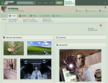 Tablet Screenshot of mrbishop.deviantart.com