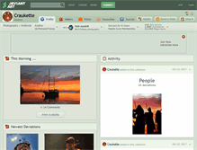 Tablet Screenshot of craukette.deviantart.com