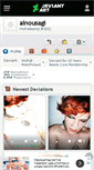 Mobile Screenshot of ainousagi.deviantart.com