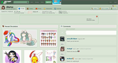 Desktop Screenshot of aisuruu.deviantart.com