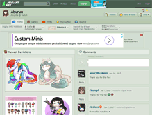 Tablet Screenshot of aisuruu.deviantart.com