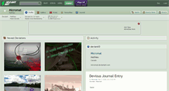 Desktop Screenshot of micromat.deviantart.com