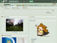 Tablet Screenshot of basteth66.deviantart.com