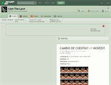 Tablet Screenshot of i-am-the-lawr.deviantart.com