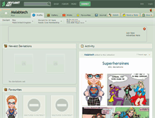 Tablet Screenshot of malabtech.deviantart.com