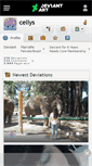 Mobile Screenshot of cellys.deviantart.com