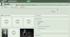 Desktop Screenshot of nastyalight.deviantart.com