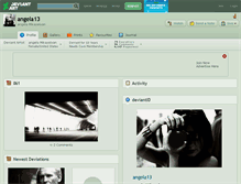 Tablet Screenshot of angela13.deviantart.com