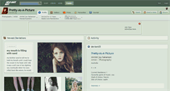 Desktop Screenshot of pretty-as-a-picture.deviantart.com