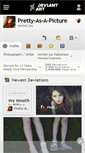 Mobile Screenshot of pretty-as-a-picture.deviantart.com