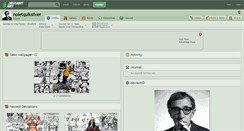 Desktop Screenshot of noietquiksilver.deviantart.com