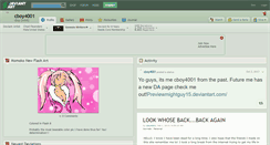 Desktop Screenshot of cboy4001.deviantart.com