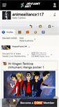 Mobile Screenshot of animealliance117.deviantart.com
