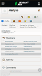 Mobile Screenshot of marlyse.deviantart.com