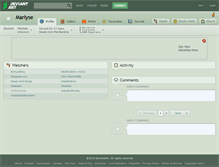 Tablet Screenshot of marlyse.deviantart.com