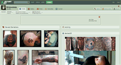 Desktop Screenshot of krzywonos.deviantart.com