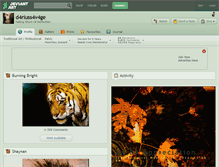 Tablet Screenshot of d4riuss4v4ge.deviantart.com