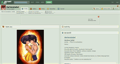Desktop Screenshot of marianaisabel.deviantart.com