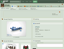 Tablet Screenshot of erixyao.deviantart.com