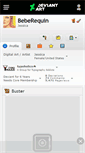 Mobile Screenshot of beberequin.deviantart.com