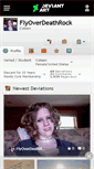 Mobile Screenshot of flyoverdeathrock.deviantart.com