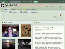 Tablet Screenshot of flyoverdeathrock.deviantart.com