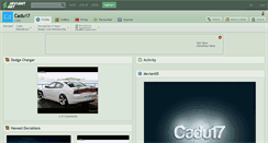 Desktop Screenshot of cadu17.deviantart.com