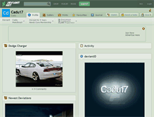 Tablet Screenshot of cadu17.deviantart.com