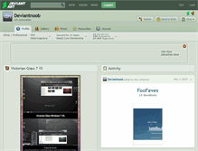 Tablet Screenshot of deviantnoob.deviantart.com