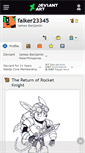 Mobile Screenshot of falker23345.deviantart.com