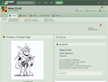 Tablet Screenshot of falker23345.deviantart.com