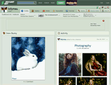 Tablet Screenshot of lollymau.deviantart.com