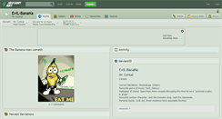 Desktop Screenshot of evil-banana.deviantart.com