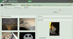 Desktop Screenshot of godandsatan.deviantart.com