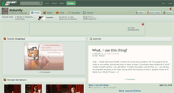 Desktop Screenshot of drakonlily.deviantart.com