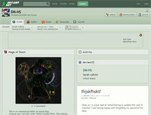 Tablet Screenshot of dm-hs.deviantart.com