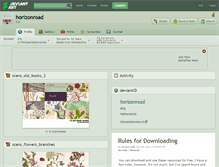 Tablet Screenshot of horizonroad.deviantart.com