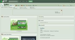 Desktop Screenshot of joydbox.deviantart.com