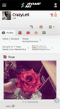 Mobile Screenshot of crazylell.deviantart.com