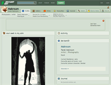 Tablet Screenshot of makroum.deviantart.com