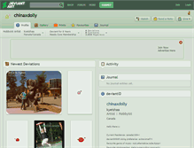 Tablet Screenshot of chinaxdolly.deviantart.com