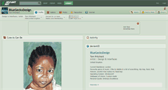 Desktop Screenshot of bluegeckodesign.deviantart.com